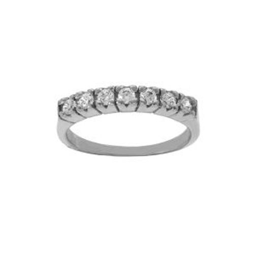 Bague Acier Rail Oxydes Blancs Sertis