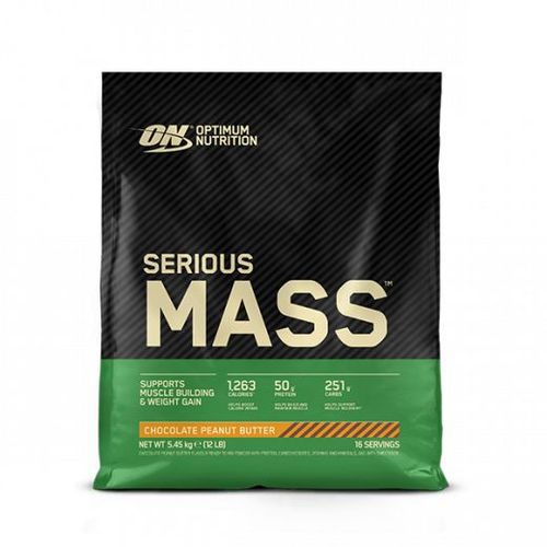Serious Mass (5,4kg)|Choco Peanuts Butter|Gainers|Optimum Nutrition 