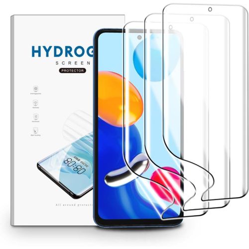 Film Hydrogel Pour Xiaomi Redmi Note 11, 3 Pièces Tpu Film Protection Écran Hd Clair Doux Transparent Film De Protection D'écran
