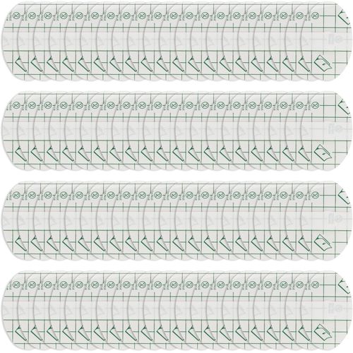 80PCS Cache Oreille Piscine Enfant Autocollant Etanche Transparents Ultra Fins Protection Étanche Protège Oreilles Jetables Imperméable Sûr pour Natation Douche Surf Teinture Capillaire,6.8×4.4cm