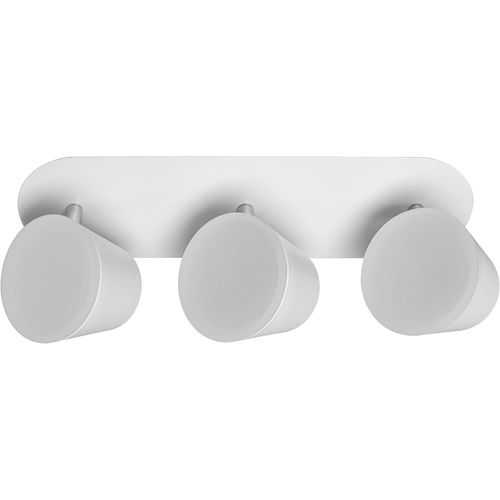 Hamiltion-Applique Et Plafonnier Led Avec 3 Spots Pour La Salle De Bain En Aluminium De Haute Qualité, Couleur De Lumière Réglable Via Interrupteur Mural (Blanc Chaud Ou Blanc Froid), Ip44, 3x7w