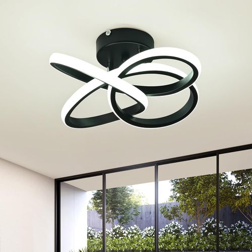 Hamiltion-Plafonnier Led,Moderne Lampe De Plafond 36w 3900lm,Acrylique Luminaire Plafonnier,Lampe De Lustre Pour Couloir Coucher Salle De Bains Cuisine Salon Maison,Porche Extérieur,Blanc Froid 6000k