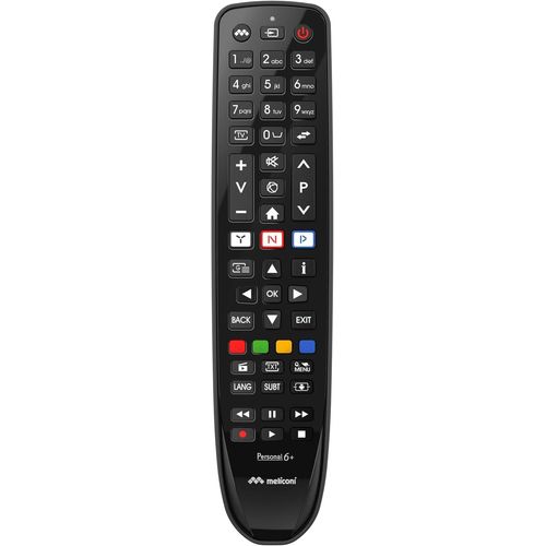 Hamiltion-Gumbody Personal 6+ Télécommande Tv Telefunken Remplace La Télécommande D'Origine Déjà Préprogrammée Corps En Caoutchouc Antichoc.