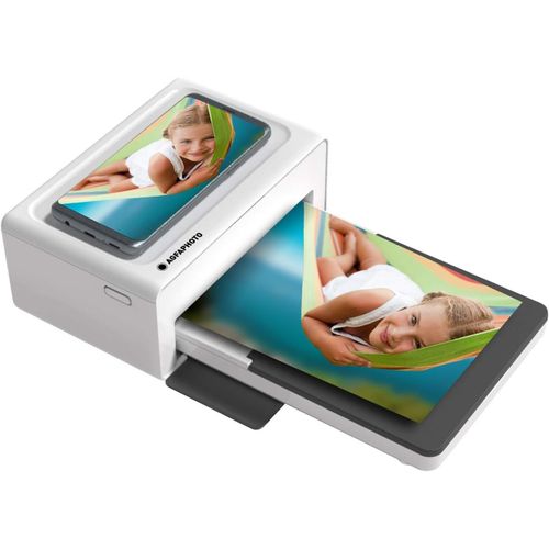 Hamiltion-Realipix Moments Amo46 - Imprimante Photo Smartphone 10X15 Cm, Bluetooth Pour Smartphone Apple Et Android, 4Pass Sublimation Thermique - Blanche