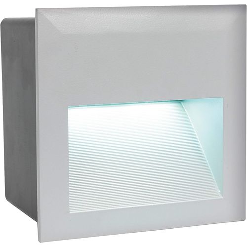 Hamiltion-Slv Zimba Spot Led Encastrable D'Extérieur 1 Ampoule Encastrable En Fonte D'Aluminium Argenté 14 Cm Ip65
