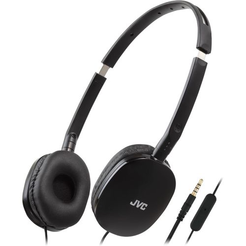 Hamiltion-Ha-S160M-B-U Casque Plat Pliable Et Compact-Couleur Brillante-Avec Interrupteur Marche/Arrêt Pour Microphone-Idéal Pour Le Télétravail Et Les Réunions En Ligne-Noir