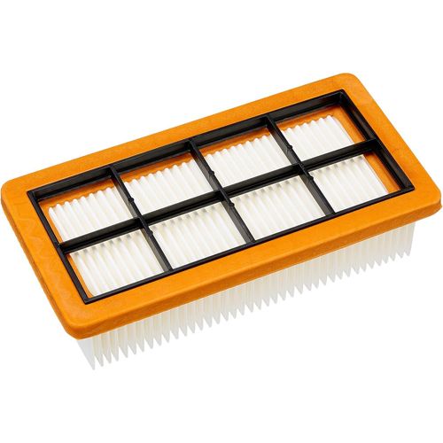 Hamiltion-Filtre Plissé Plat Accessoire Pour Les Aspirateurs Ad 3200, Ad 3 Premium Et Ad 4 Premium, Orange, Blanc