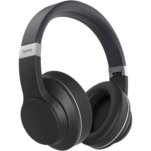 Hamiltion-Casque Bluetooth Passion Voyage (Casque Over Ear, Réducteur De Bruit, Charge Sans Fil, Casque Avec Microphone, Avec Fonction Tactile, Casque Bluetooth, Coussinets D'Oreilles) Noir