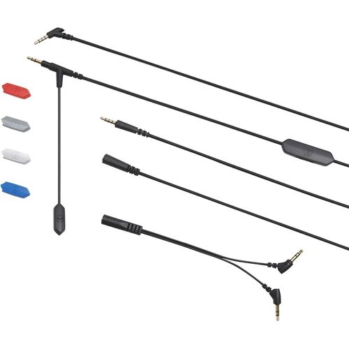 Hamiltion-Micro Boompro X | Pour Gaming & Communications | Filaire-Jack 3,5 Mm | Perchette Flexible | Contrôleur Clipsable Avec Bouton Mute & Molette De Volume | Noir