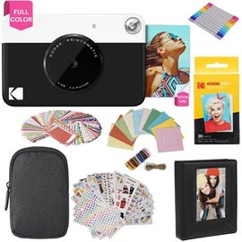 Hamiltion-Printomatic Appareil Photo Instantané, Usb, Noir, Paquet Cadeau