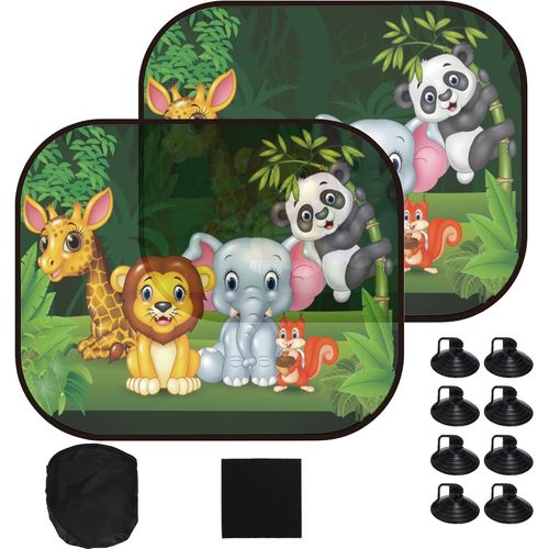 Hamiltion-Pare Soleil Voiture Bébé Enfant, Adhésion Avec Ventouse, Facile À Poser, Nouvelles Ventouses, Accessoire Voiture (Animal)