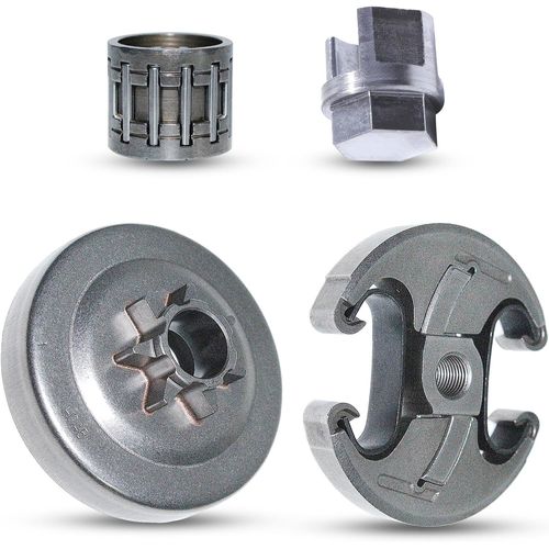 Hamiltion-325" 7T Tambour D'Embrayage Pour Husqvarna 340 345 346 350 353 Tronçonneuse Avec Outil De Démontage De Pignon De Roulement À Aiguilles Remplacer 502 54 16-02