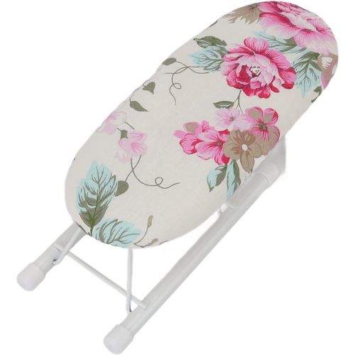 Hamiltion-Planche À Repasser Pliable, Petite Planche À Repasser De Table, Mini Planche À Repasser Pliante Portable Avec Pieds Antidérapants Pour La Maison, Les Buanderies, Les Dortoirs, Les (Fleur De