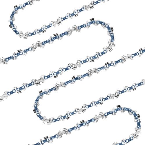 Hamiltion-Chaine Tronconneuse 35 Cm, Mini Chaîne De Rechange De 14 Pouces Pour Tronçonneuse, Chaînes De Tronçonneuse Électrique Portable À Batterie (4Pcs-14In-3/8-050-52Dl)