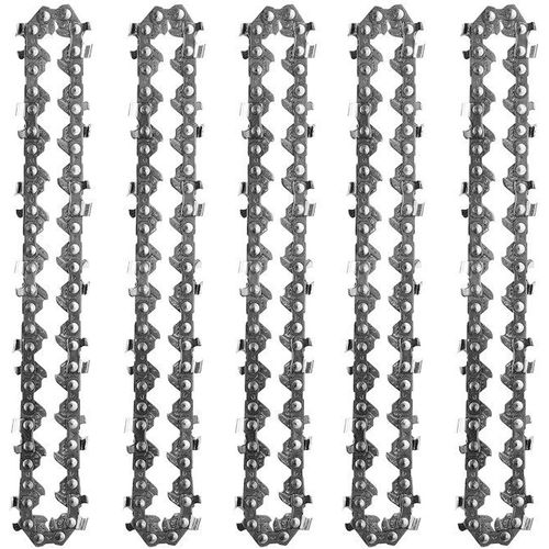 Hamiltion-Lot De 4 Chaînes De Tronçonneuse De 10,2 Cm-Mini Chaîne De Tronçonneuse En Acier-Lame De Rechange Pour Tronçonneuse D'Arbre