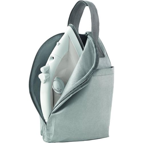 Hamiltion-Housse Pour Fer À Repasser-Protection Totale-Isolation De La Chaleur-Universelle-Anse Avec Velcro-Organisation Pratique-Dimensions : 30X20X15 Cm, Gris