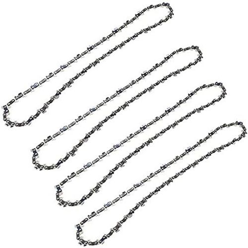 Hamiltion-Lot De 4 Chaînes De Tronçonneuse De 35 Cm, 1,3 Mm, 52Dl, Chaîne De Rechange Pour Scie Électrique