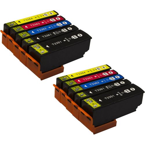 10 Cartouche d'encre Compatible pour Epson 33 33XL pour Epson Expression Premium XP-7100 XP-530 XP-540 XP-630 XP-635 XP-640 XP-645