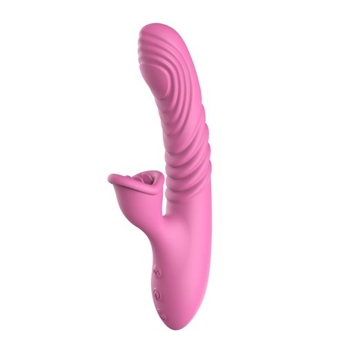 Paul Shaker, Tête 7 Fréquences Vibrant Télescopique, Clitoris 7 Fréquences Vibrant, Masturbateur, Bâton De Massage, Rose, Modèle: Lm-18635-01