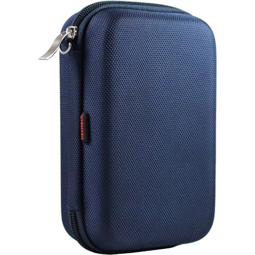 Couverture Bleu Foncé/Cas/Cas De Voyage Compatible Avec Imuto 20000mah Compact External Battery + Apple Mfi Lightning Cable