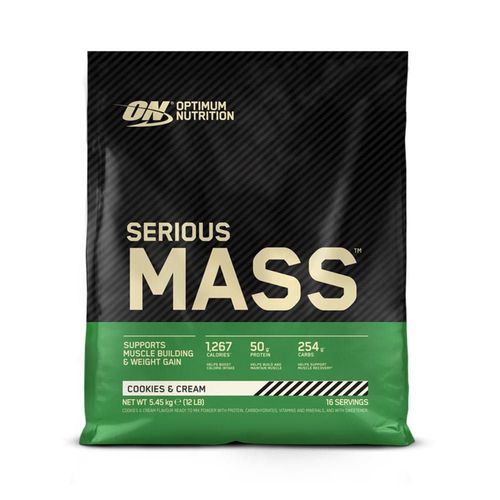 Serious Mass (5,4kg)|Cookies Et Cream|Gainers|Optimum Nutrition 