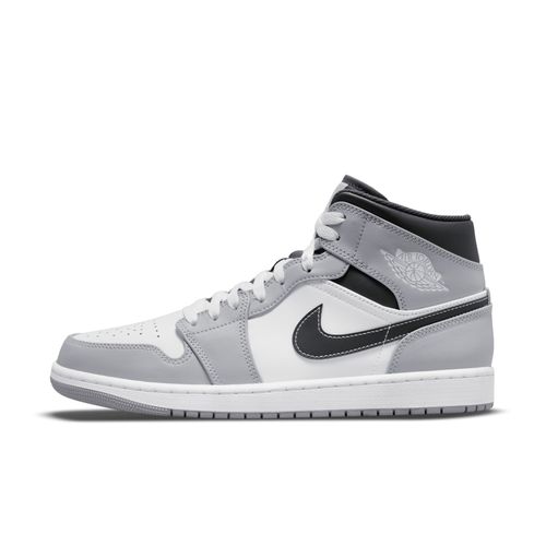 Chaussure Air Jordan 1 Mid Light Smoke Grey/anthracite/blanc 554724s078