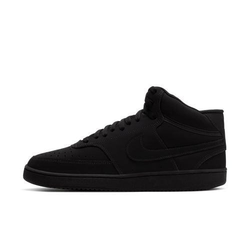 Chaussure Nike Court Vision Mid Pour Homme Noir/noir/noir Cu6620001