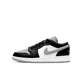 Chaussure Air Jordan 1 Low Pour Enfant Plusgé Noir/light Smoke Grey/blanc/noir 553560s039
