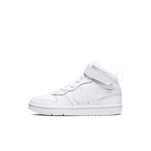 Chaussure Nike Court Borough Mid 2 Pour Jeune Enfant Blanc/blanc/blanc Cd7783100