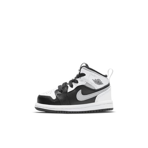 Chaussure Jordan 1 Mid Pour Bébé Et Petit Enfant Noir/light Smoke Grey/blanc 640735s073