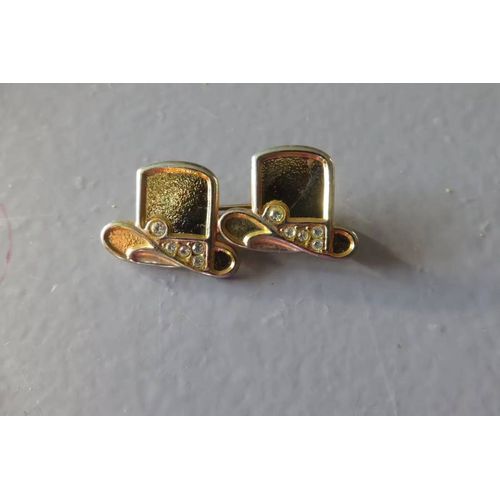 Broche 2 Chapeaux Haute Forme