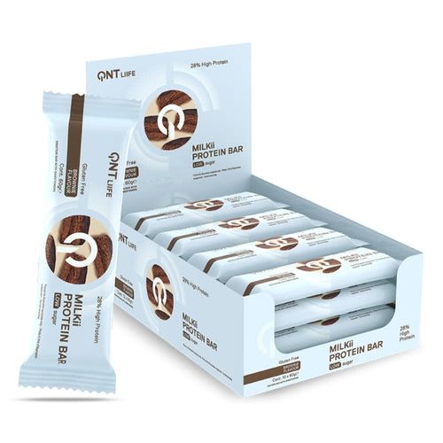 Boîte Milkii Protein Bar (12x60g)|Brownie|Barres Protéinées|Qnt 