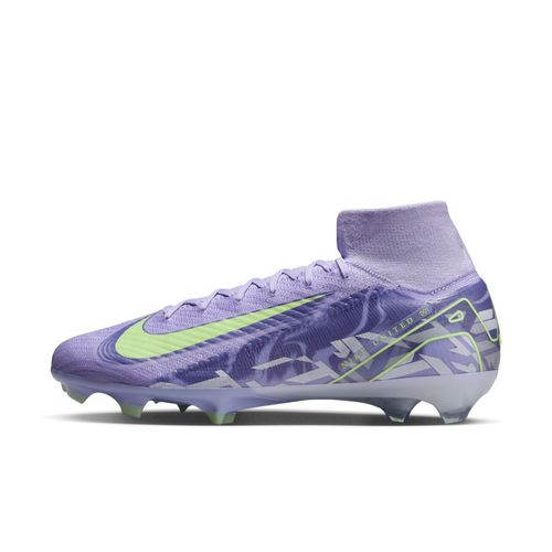 Chaussure De Foot Montante À Crampons Fg Nike United Mercurial Superfly 10 Elite Purple Agate/barely Volt Hf1603500