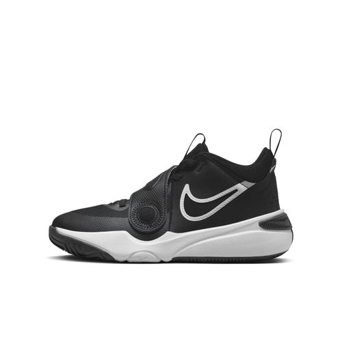 Chaussure De Basket Nike Team Hustle D 11 Pour Ado Noir/blanc Dv8996002