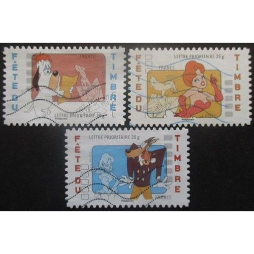 France Autoadhésif Série N°160 Au 162 Fète Du Timbre Oblitérés