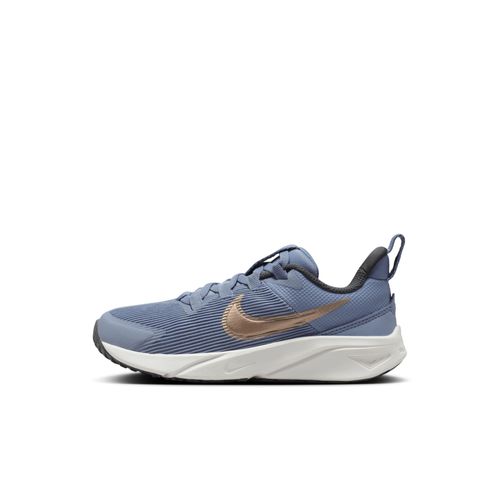 Chaussure Nike Star Runner 4 Pour Enfant Ashen Slate/armory Navy/pure Platinum/metallic Red Bronze Dx7614405