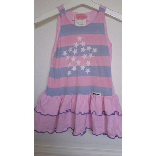 Jolie Robe Lambada À Froufrou Taille 2 Ans / 24 Mois Idée Cadeau