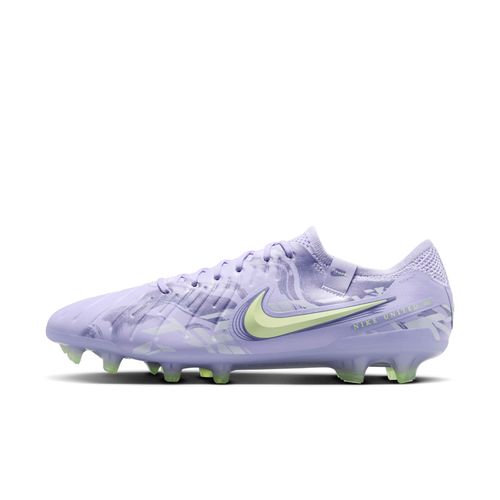 Chaussure De Foot Basse À Crampons Fg Nike United Tiempo Legend 10 Elite Purple Agate/barely Volt Hf1592500