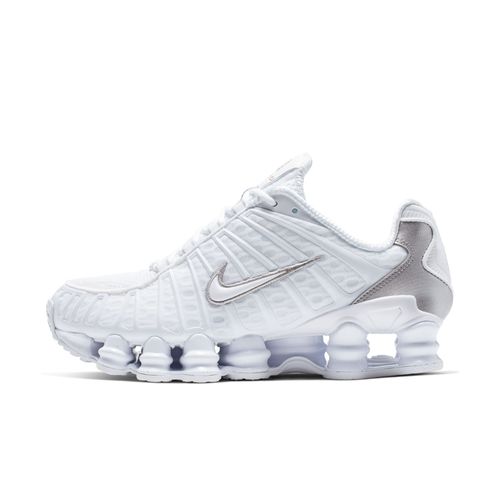 Chaussure Nike Shox Tl Pour Femme Blanc/metallic Silver/max Orange/blanc Ar3566100