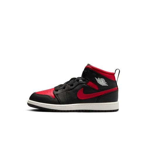 Chaussures Jordan 1 Mid Pour Jeune Enfant Noir/summit White/varsity Red Dq8424s067