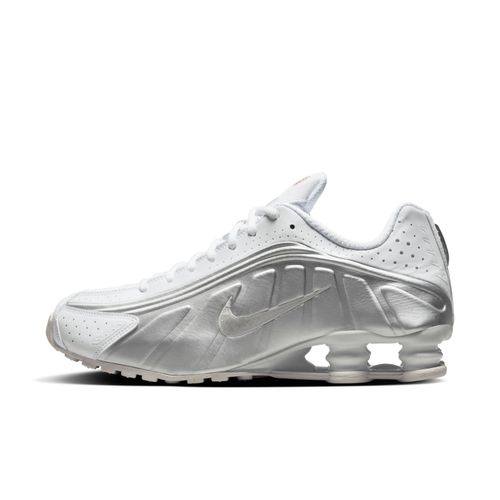 Chaussure Nike Shox R4 Pour Homme Blanc/blanc/bright Crimson/metallic Silver Hq1988101