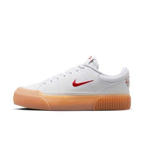 Chaussure Nike Court Legacy Lift Pour Femme Blanc/gum Yellow/sail/university Red Fv5526103