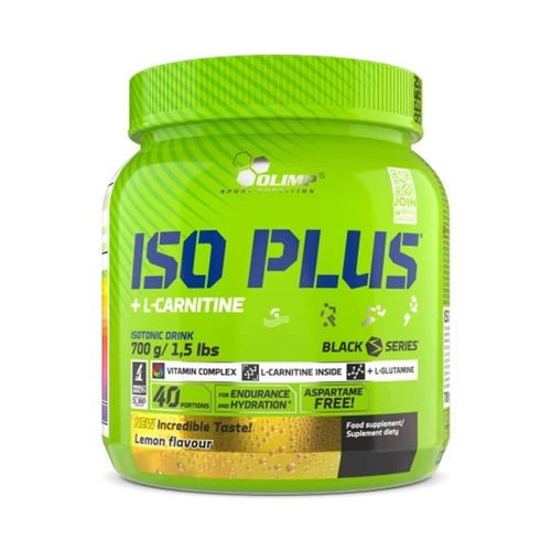 Iso Plus + L-Carnitine (700g)|Citron|Boissons Isotoniques|Olimp Sport Nutrition 