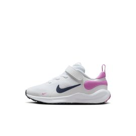 Chaussure Nike Revolution 7 Pour Enfant Blanc/playful Pink/midnight Navy Fb7690103