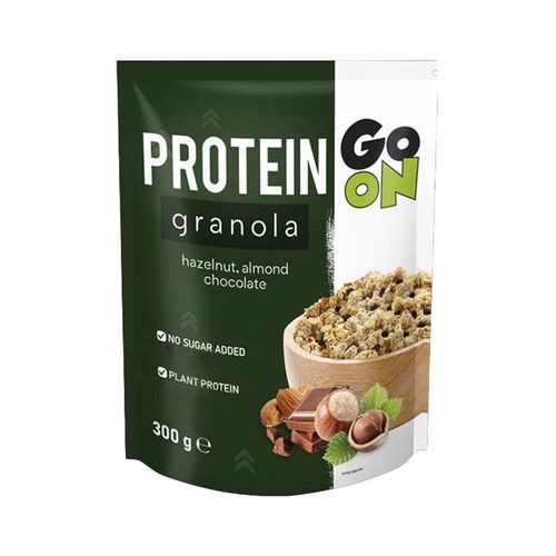 Protein Granola (300g)|Noisette Amande Chocolat|Céréales Protéinées|Go On Nutrition 