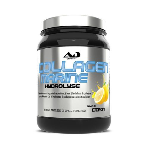 Collagen Marine Hydrolyse (300g)|Citron|Collagène|Addict Sport Nutrition 