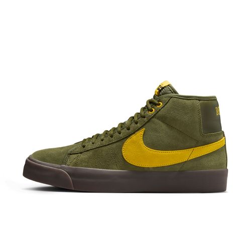Chaussure De Skate Nike Zoom Blazer Mid Rough Green/rough Green/amarillo Hm5838300