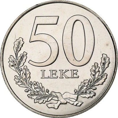 Pièce De Monnaie D'Albanie - 50 Lekë De 2000