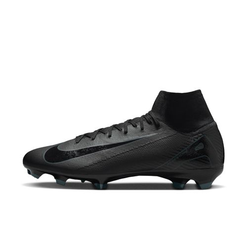 Chaussure De Foot Montante À Crampons Fg Nike Mercurial Superfly 10 Pro Noir/deep Jungle/noir Hf9433002