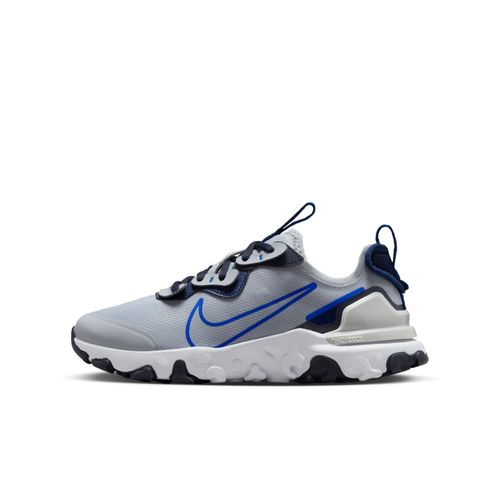 Chaussures Nike React Vision Pour Ado Wolf Grey/obsidian/blanc/game Royal Hv6362002